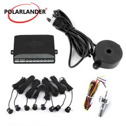 Car Rear View Cameras& Parking Sensors Accessory 8 For And Front Without Monitor Display Reverse Backup Radar Sensor Colours To Choose