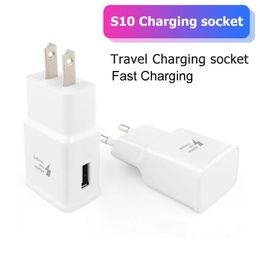 Good OEM Quality Chargers Adaptive Fast Charging USB Wall Quick Charger 15W 9V 1.67A 5V 2A Adapter US EU Plug For Samsung Galaxy S21 S20 S10 S9 Note 10