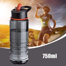 750ML Flip Tritan Straw Drinks Sport Gym Hydration Water Bottle Bike Bicycle Cycling Hiking CamingContact customer service30%off Y0915