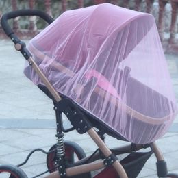Baby Mosquito Net Stroller Pushchair Pram Insect Shield Redes Mesh Buggy Capa de verão ao ar livre Infantas Cerculares Proteção de Playards JY0565