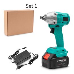 Common Tools Electric Impact Wrench 21V Brushless Wrench Socket Hand Drill Installation Screwdriver Power