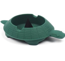 2022 NEW cute Turtle unbreakable Top Eco-friendly Portable Ashtrays Soft Cigarette Ashtrays Shatterproof tobacco Jars high quality
