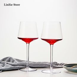 2pcs Crystal Insulated Wine Glass Cup Mug Wineglass Glasses Champagne Flutes Stemware Whiskey Creative Kitchen Cocktail Glass 210326