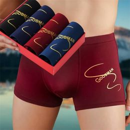 Men Underwear Boxer Cotton Man Under Wear Breathable Solid Boxershorts Men Underpants Boxer 4pcs/ pack 210707