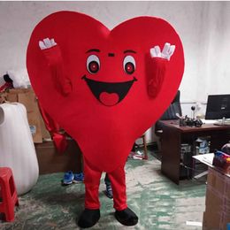 Halloween Lovely Heart Mascot Costume Customization Cartoon Anime theme character Christmas Fancy Party Dress Carnival Unisex Adults Outfit