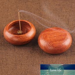 1pc Rosewood Incense Burner Stick Holder Bowl Shape Censer Home Decoration Smell Aromatic Smell Aromatic