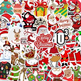 50 PCS Mixed skateboard Stickers Cartoon Christmas Gift ideas For Car Laptop Fridge Helmet Pad Bicycle Bike Motorcycle PS4 book Guitar Pvc Decal