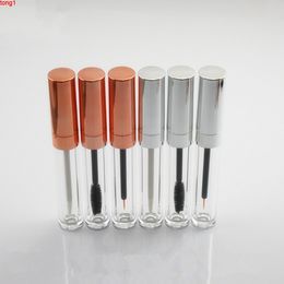 Wholesale 6ml Empty Eyeliner Container Bottle Tube Liquid Lip Gloss Applicator Mascara Refillable Rose Gold/silver lgood qty