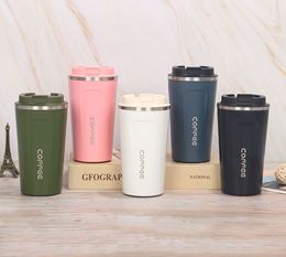 380ml/510ml Coffee Mugs Stainless Steel Thermos Double Vacuum With Lid insulated Water Bottle Travel Beer