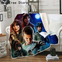 3D Printing Plush Fleece Blanket Adult Quilt Home Office Washable Duvet Casual Kids Boy Soft Flannel Cover