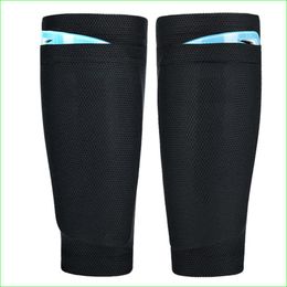 Elbow & Knee Pads One Pair Football Training Shin Guard Socks Man Woman Soccer Leggings Plate Cover Double Breathable