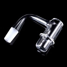 Quartz Bangers Nails Bevelled Edge Seamless UFO Fully Weld Dab Oil Rigs Burner Glass Water Pipes Banger Smoking Accessories FWQB10