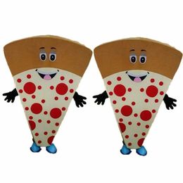 Performance Food Pizza Mascot Costumes Halloween Fancy Party Dress Cartoon Tasty Foods Character Carnival Xmas Easter Advertising Birthday Party Costume Outfit
