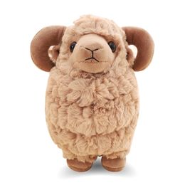 Lifelike sheep goat Plush doll soft stuffed Simulated animal very cute Suitable as a gift Great beautiful 210728