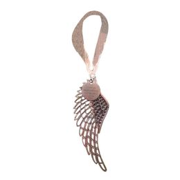 Decorative Objects & Figurines Angel Wing Memorial Ornaments Christmas Hanging Tree Decoration Pendants Heart Shape Charm