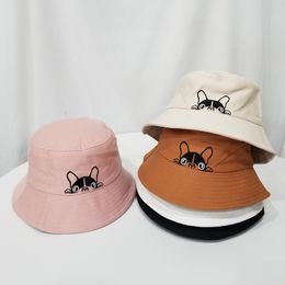 cappello a secchiello Cappello femminile per gli amanti dell'estate ombrellone per esterni cartone animato pescatore moda maschile bacino versatile
