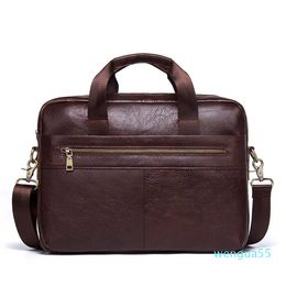 Business Genuine Leather Men Briefcase Cowhide Men's Messenger Bags