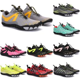 2021 Four Seasons Five Fingers Sports shoes Mountaineering Net Extreme Simple Running, Cycling, Hiking, green pink black Rock Climbing 35-45 sixty two