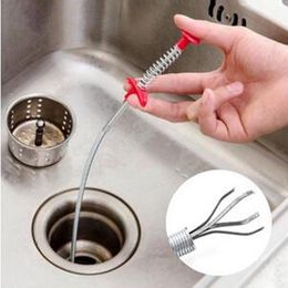 Other Bath & Toilet Supplies Spring Pipe Dredging Tools, Drain Snake, Cleaner Sticks Clog Remover Cleaning Household For Kitchen Sink Bathro