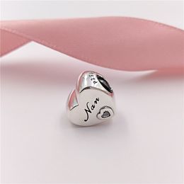 925 Sterling Silver Beads Nan'S Love Charms Fits European Pandora Style Jewelry Bracelets & Necklace 797031CZ AnnaJewel