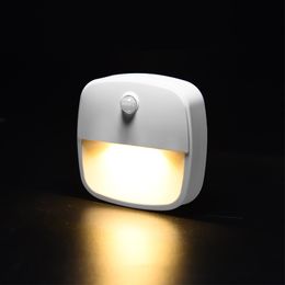 LED Under Cabinet Light PIR Motion Sensor Wardrobe Lights Auto ON/OFF Rechargeable Night Lamp For Cupboard Closet Kitchen Stairs