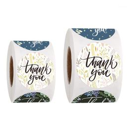 500pcs Thank You Stickers Round Seal Labels Handmade Sticker For Candy Gift Box Packaging Bag Wedding Thanks Wrap