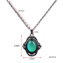 Restoring ancient stainless steel mood necklace change Colour necklaces