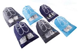 Shoe storage bag, dustproof, travel, transparent visible drawstring, at home, save space, Organise shoes, can be used for high-heeled boots