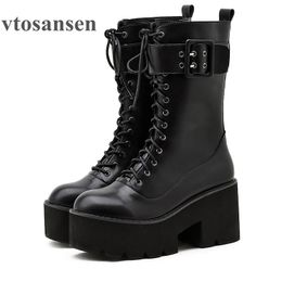 Descuento Botas De Punk Rock Mujeres 2022 en venta en DHgate.com