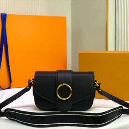 M58967 luxury designer women shoulder bags messenger purses LU PONT 9 SOFT Medium Handbag wallet woman classic fashion golden Buckle letter