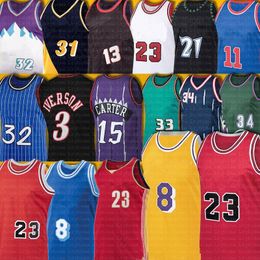 NBA_ Retro Vintage Classic Tracy #1 McGrady Basketball Jersey Short Purple  White Black Wholesale Cheap NCAA College Mens Vince #15 Carter Jerseys ''nba''jersey 