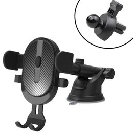 Carbon Fibre texture, car suction cup, navigation phone holder Support Mount Bracket for Mobile Cell Smart Phones