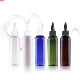 60ML 50Pcs Plastic Pointed Mouth Lid Bottle For E-jam Multifunctional PET Containers Travel Packaging Cosmetic Bottlehigh qty