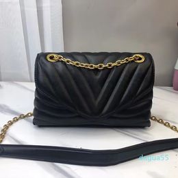 Womens Shoulder Bags Fashion Classic wave Clutch Handbags Purses Genuine Leather Luxury Designers vintage Crossbody Chain Bag
