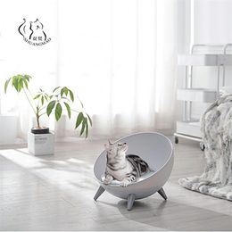 Pet Cat Bed House Hemisphere Kittens Kennel Beds Small Dogs Seasons Universal Cats Basket Window Indoor Home Mats Warm Products 2101006