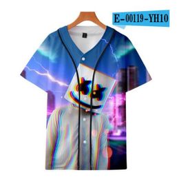 Fashionable Customised Baseball Jerseys Casual 3D Men thin Baseball Shirts Comfortable Training Jersey 041