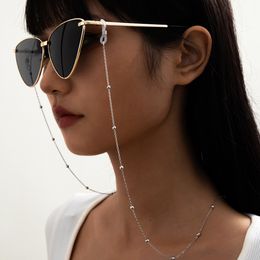 Retro style Sunglasses Chain Hip hop Golden Ins Brief Golgen Siliver Sunglass Holder neck Chains Cord Lanyard Necklace Reading Glasses Gold Beads
