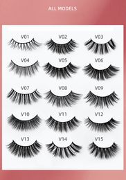 False Eyelashes Eyelash Extensions handmade Fake Lashes Voluminous Fake Eyelashes For Eye Lashes Makeup Cosmetics natural long mink