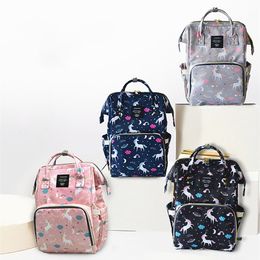 Nappies Diaper Bags Nursing Mommy Maternity Backpacks Brand Designer Handbags Fashion Mother Backpack Outdoor Travel handbag Organiser WY1452