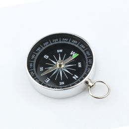 Factory english Round stainless steel finger north needle Climbing camping self-help survival outdoor compass gift advertisement
