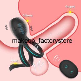 Massage Wireless Couple Ring Sex Toys For Men's Penis Cock Vibrator Ring Cockring Retardant Ejaculation Delay Remote Control