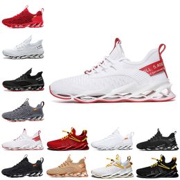 Non-Brand men women running shoes Blade slip on black white red Grey orange gold Terracotta Warriors trainers outdoor sports sneakers 39-46