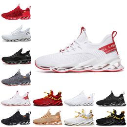 Non-Brand men women running shoes Blade slip on black white red gray orange gold Terracotta Warriors trainers outdoor sports sneakers 39-46