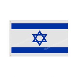 Israel Flag National Polyester Banner Flying 90 x 150cm 3 * 5ft Flags All Over The World Worldwide Indoor And Outdoor Decoration can be Customised