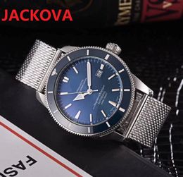 orologio di lusso mens automatic Mechanical Watches 46mm dress full Stainless steel mesh Sapphire waterproof Luminous Big Wristwatches