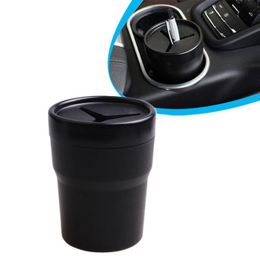 Other Interior Accessories Car Multifunction Holder Mini Pen Tissue Coin Box Black Auto Trash Bin Container Holders Cup Mounts 85DF