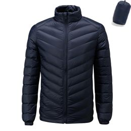 Ultra Light 90% White Duck Down Jackets Man Male Windproof Warm Parka Men Casual Winter Coat for Men Down Coat Waterproof 210818
