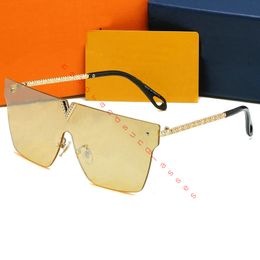 High Quality MILLIONAIRE Womans Gradient Sunglasses Metal hinge Luxury Letter Printing glasses UV Protection Mens Designer eyeglass spectacles Sonnenbrille
