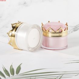 5g 10g 15g Colorful Makeup Containers Eye Cream Mask Lip Oil Acrylic Refillable Lotion Sample Packaging Jars 10pcs/lotgoods