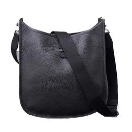 Classic Messenger Women's Bag Desinger Grain Leather Handbags for Girls Shoulder Bags Brown Red Black e1h6 High-Quality
